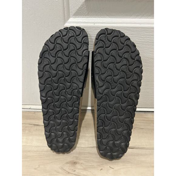 Birkenstock Madrid Black Sandals Womens Size 39 US L8 Narrow Excellent Condition - Picture 7 of 7